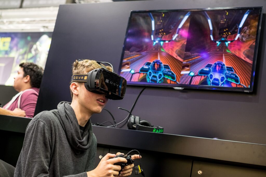 Collaborative Virtual Reality Entertainment and Gaming